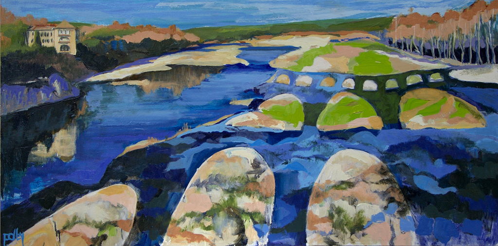 Pont Shadow, 46 x 26 inches, Sold