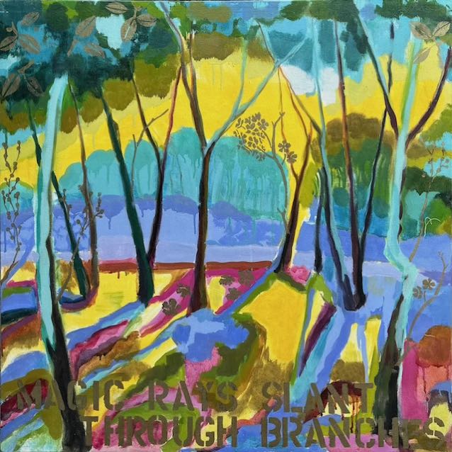 Magic Rays, 30 x 30 inches