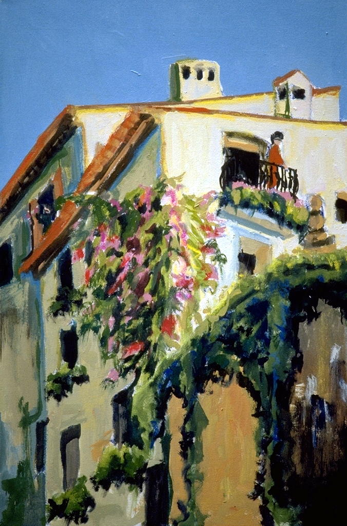 Balcony, 24 x 36 inches